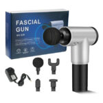 Aparat De Masaj cu 4 Capete Fascial Gun 6 trepte de viteza