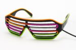 Ochelari De petrecere cu LED, 4 moduri iluminare, MULTICOLOR